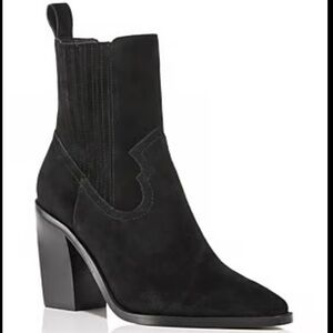 Aqua Women's Marli Pointed Toe High Heel Booties